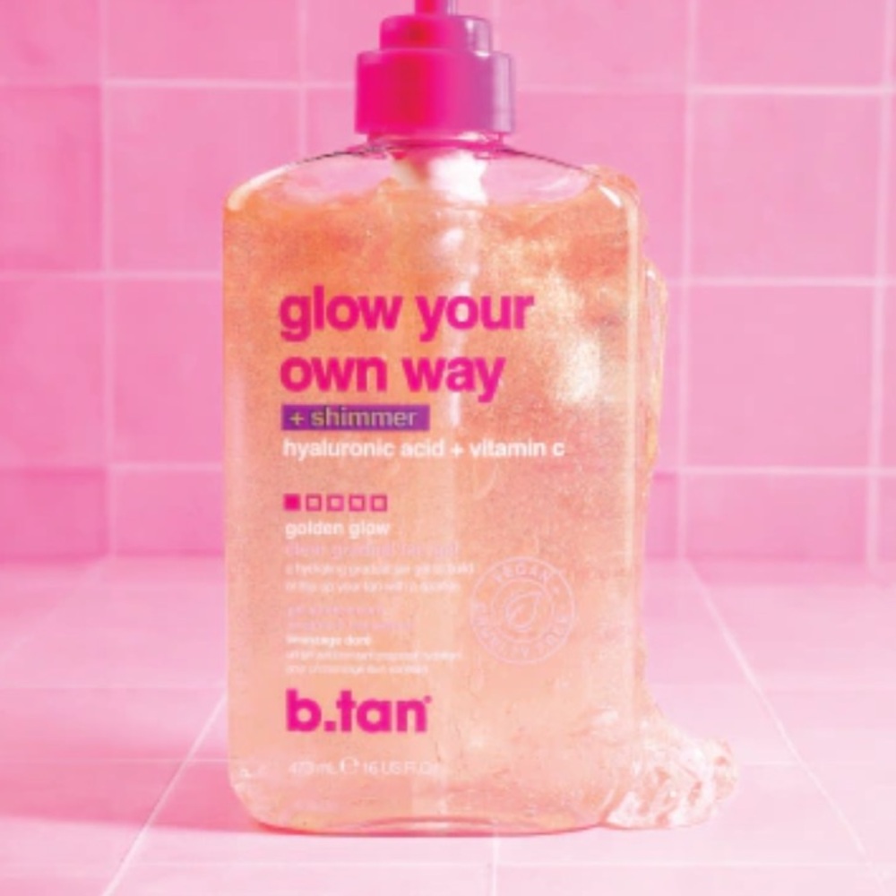 Glow Your Own Way Shimmer Golden Glow Tanner